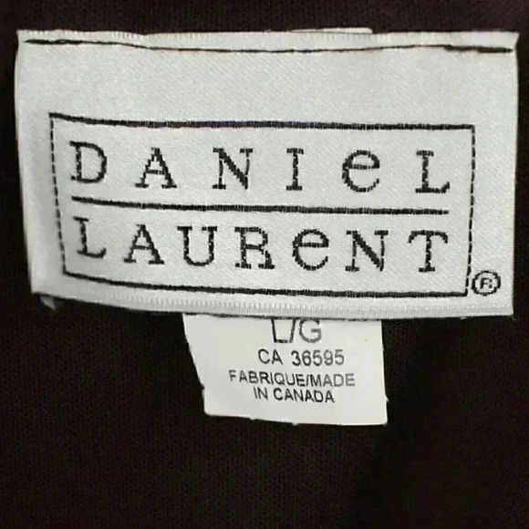 DANIEL LAURENT vintage midi ladies skirt large - Picture 5 of 6